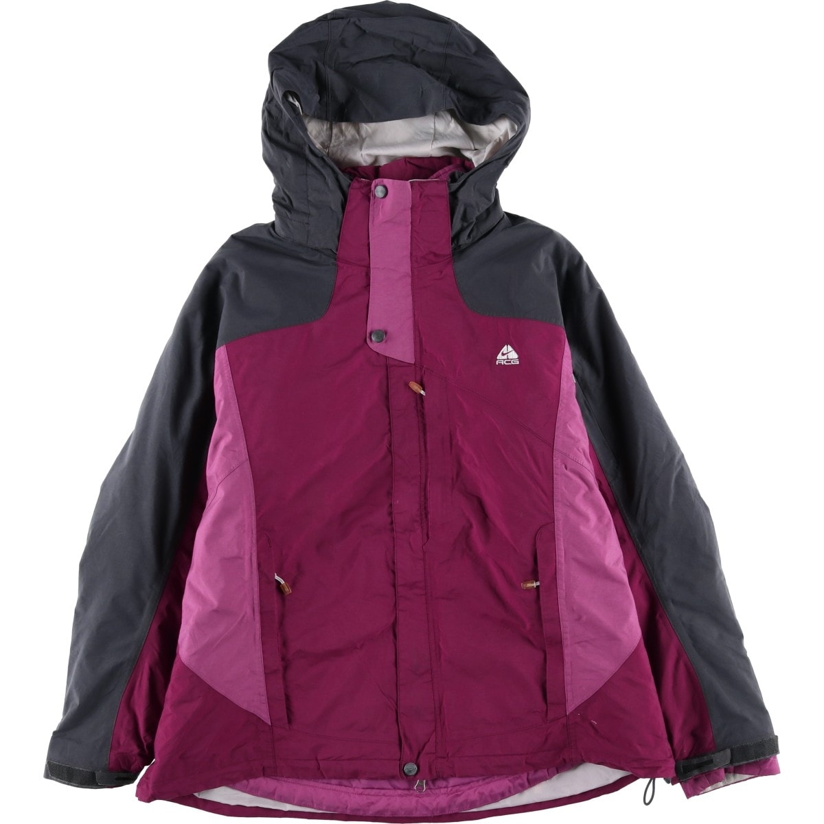 古着 00年代 ナイキ NIKE ACG 中綿マウンテンパーカー シェルジャケット パファージャケット レディースXL相当/eaa608761