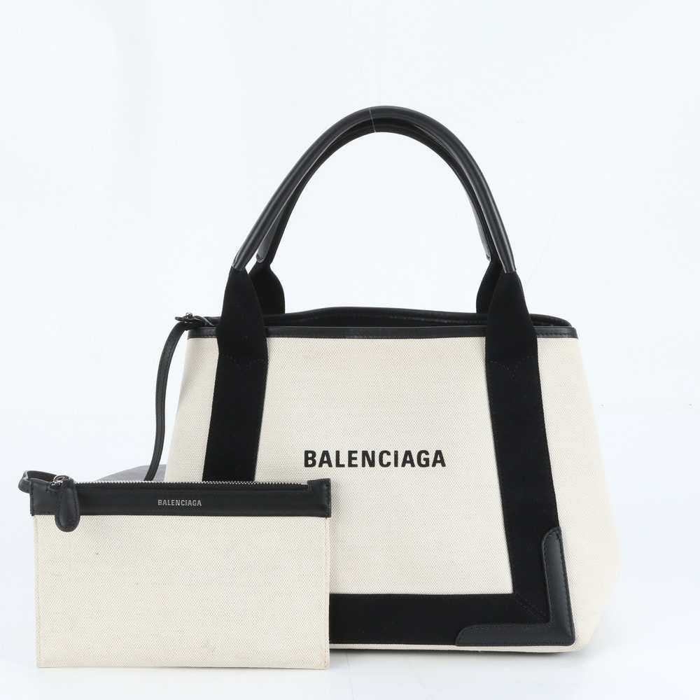 バレンシアガ ネイビー カバス ポーチ 付 339933 1081 X