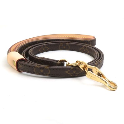 ルイ ヴィトン LOUIS VUITTON ドッグリード モノグラム レッスバクスター モノグラムキャンバス ブラウン ゴールド ユニセックス M63801【中古】 e61725a