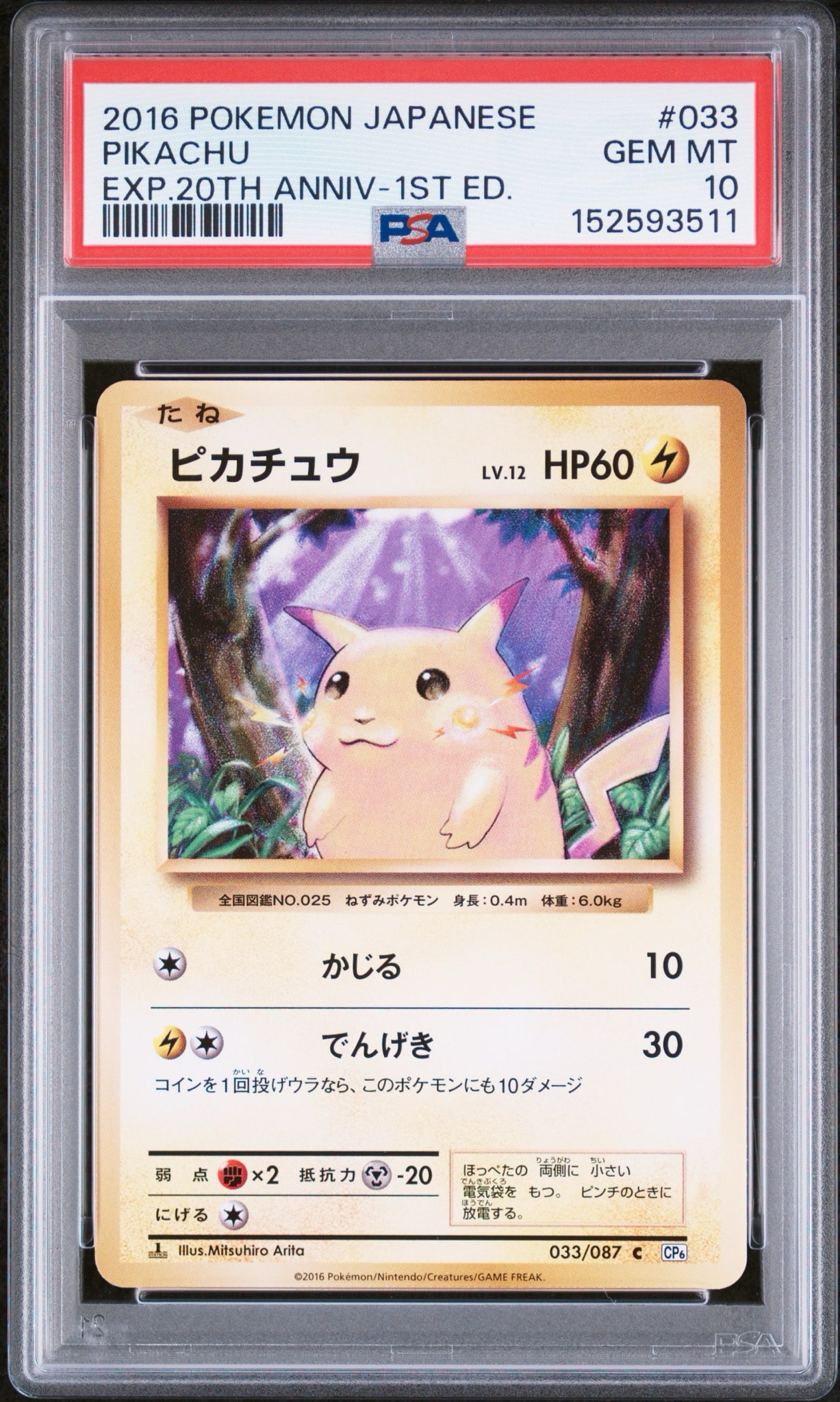 ピカチュウ C :1ED [CP6 033/087](コンセプトパック