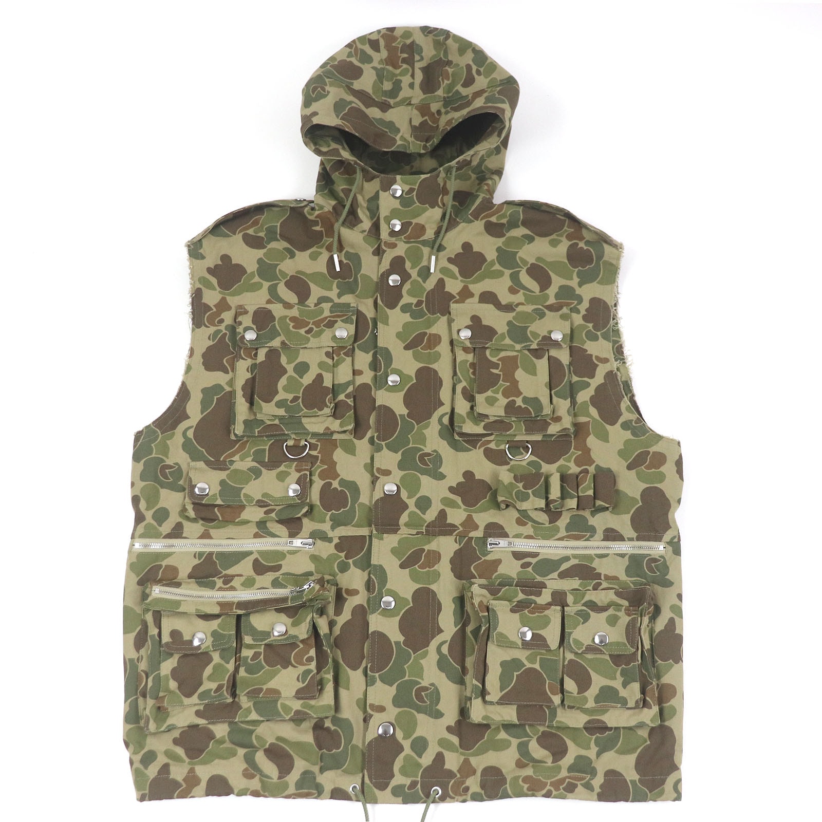 CELINE Military Vest In Cotton "Multicolor"