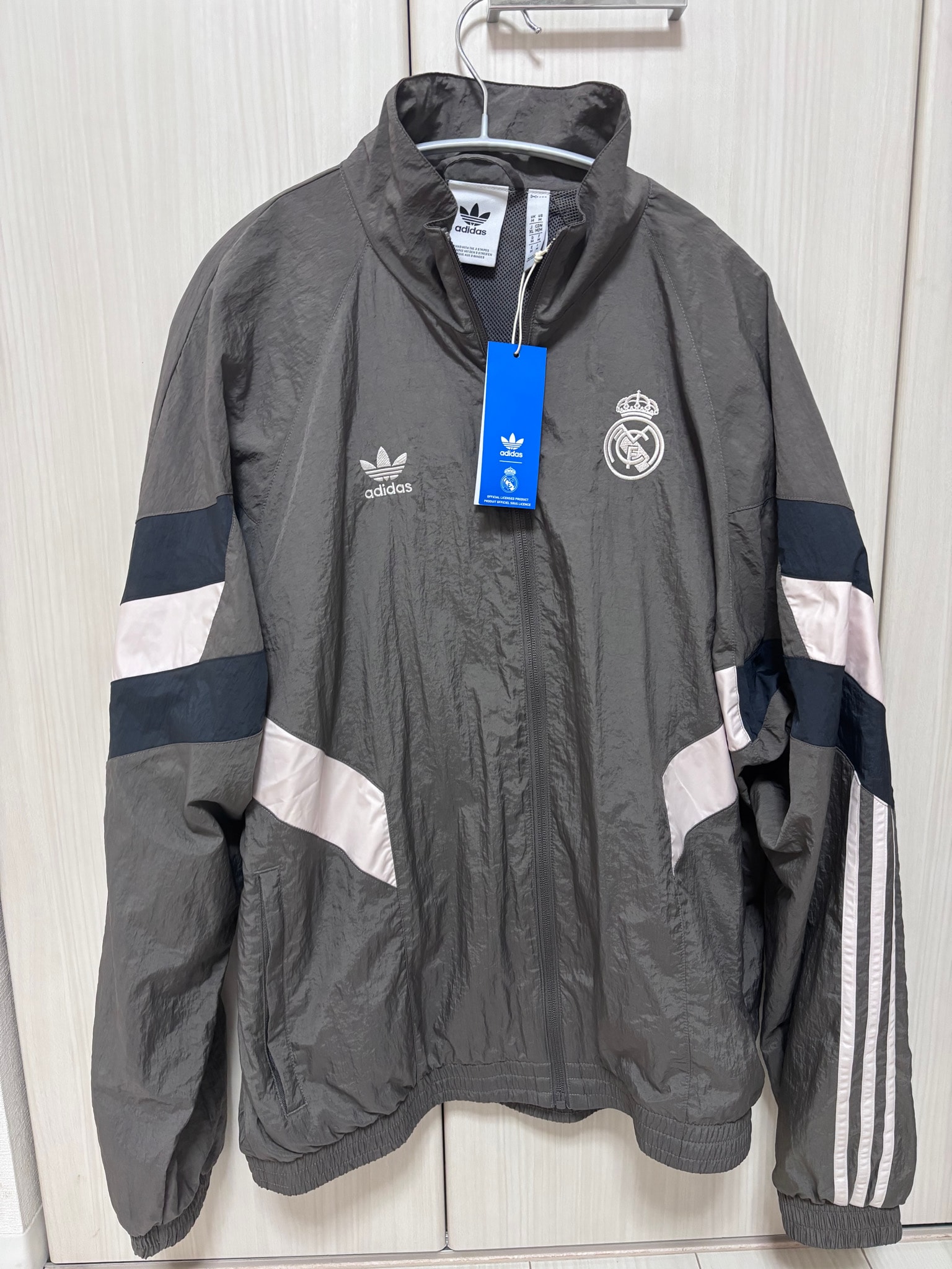 adidas Real Madrid Lifestyle OG Track Top "Charcoal/Dark Gray"