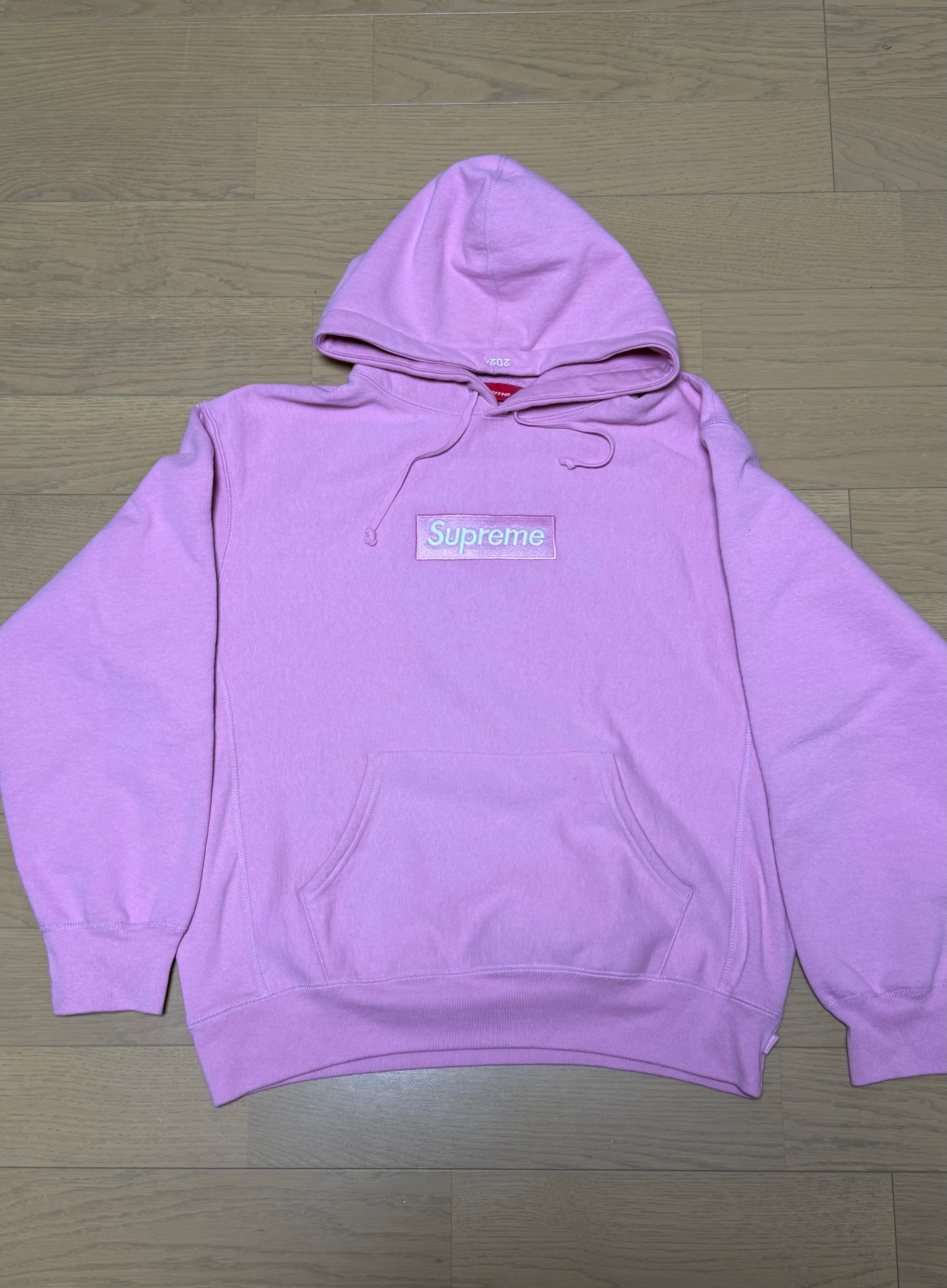 Supreme Box Logo Hooded Sweatshirt "Pink" (24FW)