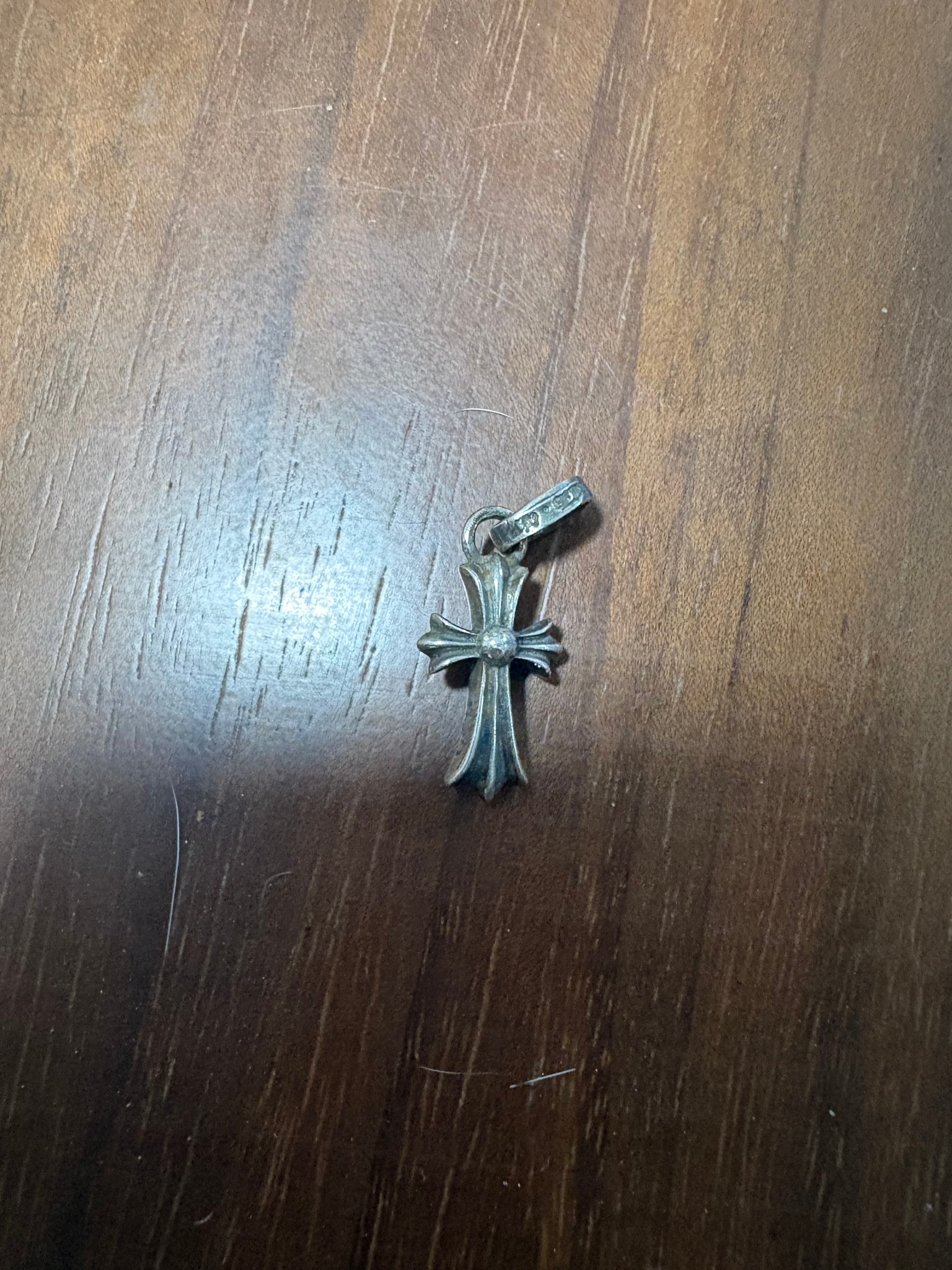 Chrome Hearts Cross Baby Fat Charm "Silver"