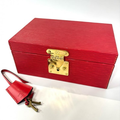 LOUIS VUITTON エピ ジュエリーボックス バニティケース カスティリアンレッド 鑑定済み 正規品 ルイ・ヴィトン