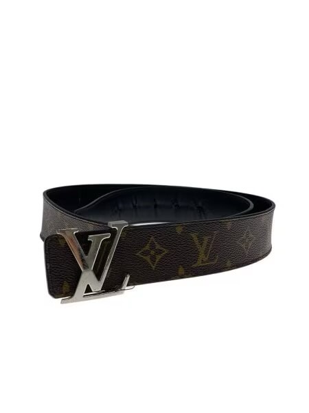 Louis Vuitton LV Initiales 40MM Reversible Belt Monogram "Silver"