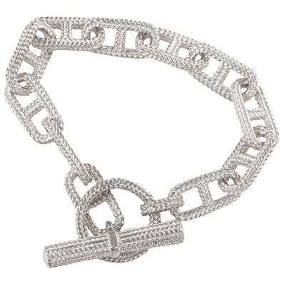 TIFFANY&Co. ティファニー アンカー チェーン ブレスレット スターリングシルバー シルバー【中古】