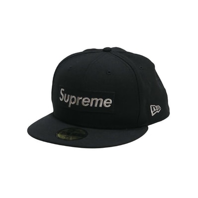 Supreme $1M Metallic Box Logo New Era® "Black"