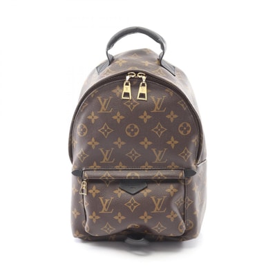 ルイ・ヴィトン LOUIS VUITTON パームスプリングスPM リュックサック バックパック バッグ PVCコーティングキャンバス レザー モノグラム レディース ブラウン系 / ブラック系 M41560 【中古】