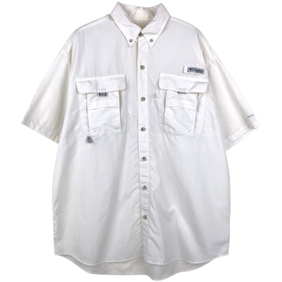 古着 コロンビア Columbia OMNI-SHADE 半袖 フィッシングシャツ メンズL相当/eaa658302