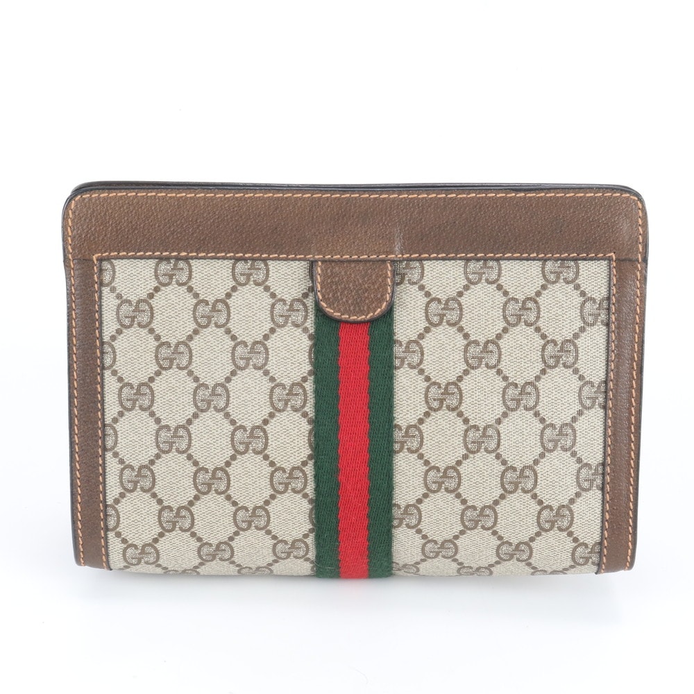 グッチ GGスプリーム シェリー ライン89 01 001 セカンドバッグ