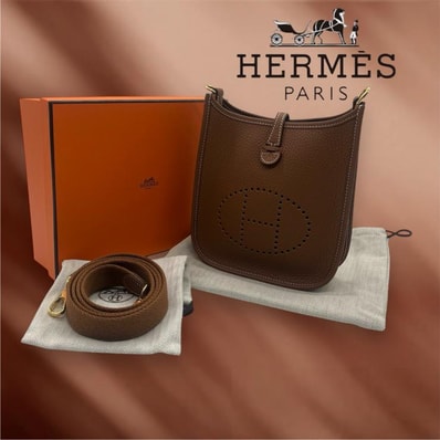 HERMES エルメス ショルダーバッグ エブリン TPM バッグ ブラウン トリヨンクレマンス ゴールド金具 K刻印 2025年製 ★ギフト品質★