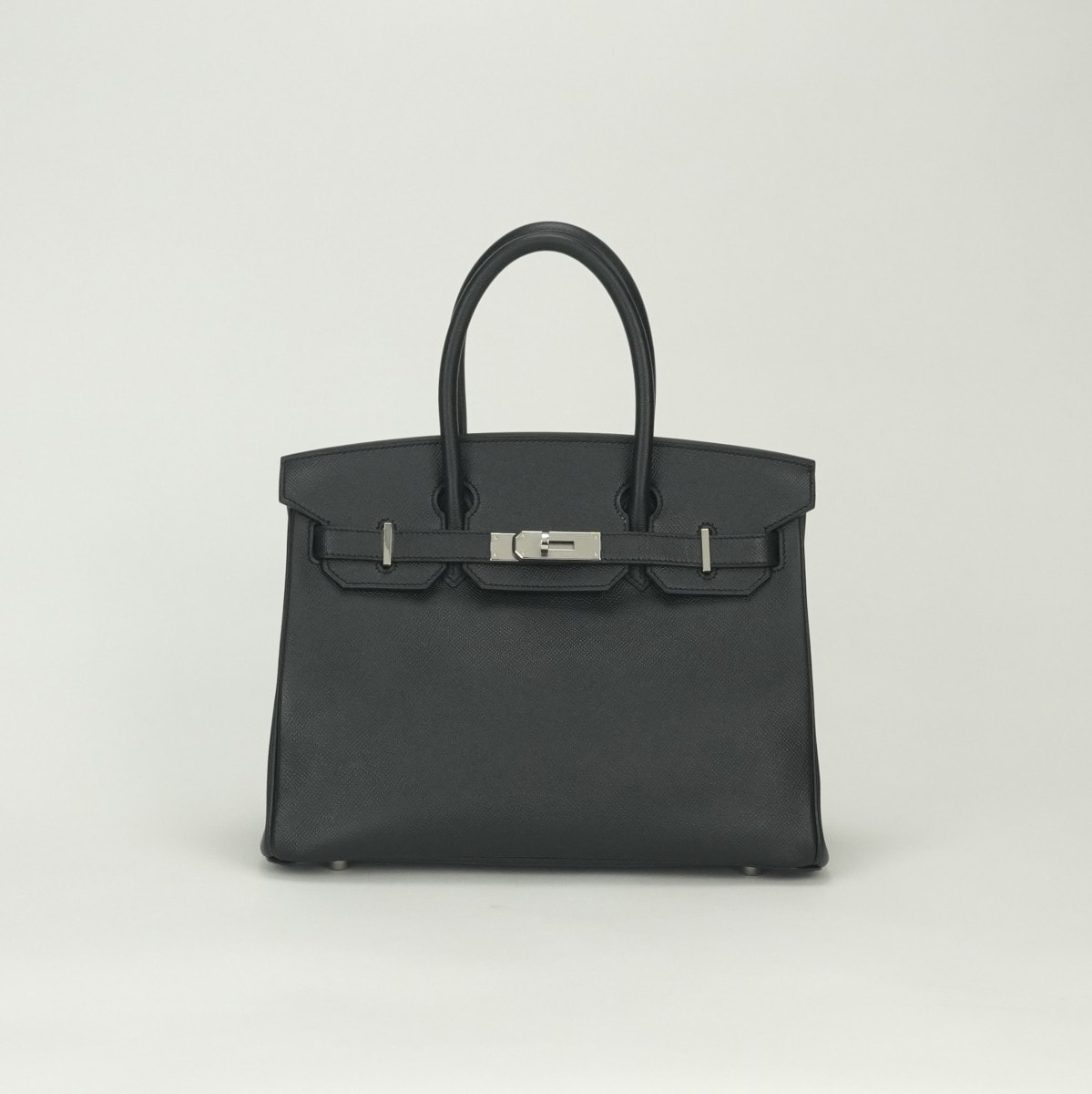 エルメス HERMES バーキン30 バーキン 30 バッグ トートバッグ エプソン ノワール Noir ブラック Black 黒 シルバー金具 ハンドバッグ ヴォーエプソン