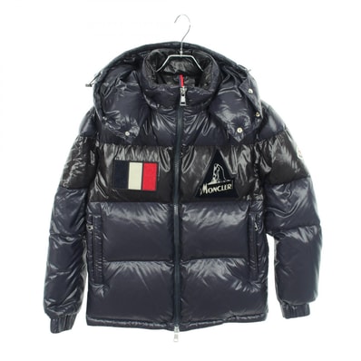 モンクレール MONCLER GARY ダウンジャケット 衣料品 アウター ナイロン メンズ ネイビー系 / ブラック系 4190785 【中古】