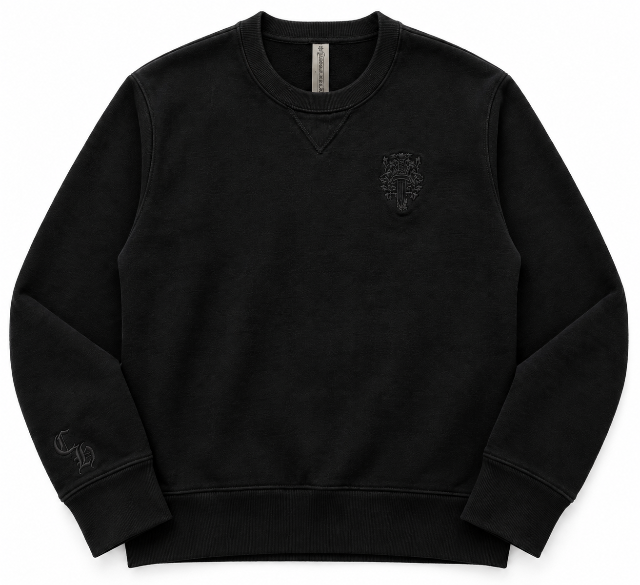 chromehearts SWTSHRT KING FISH CREW BLK キングフィッシュ