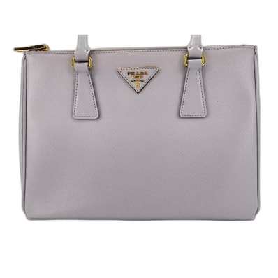 プラダ PRADA ガレリア サフィアーノ ハンドバッグ レザー【中古】