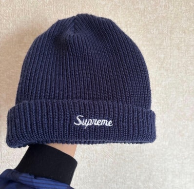 Supreme Loose Gauge Beanie "Dark Blue" (23FW)