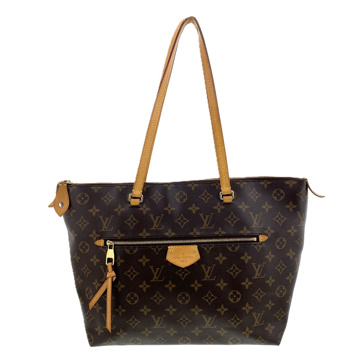 LOUIS VUITTON ルイ・ヴィトン イエナ MM モノグラム トートバッグ M42267 モノグラム ブラウン  レディース【中古】