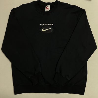 Supreme / Nike Jewel Crewneck "Black"