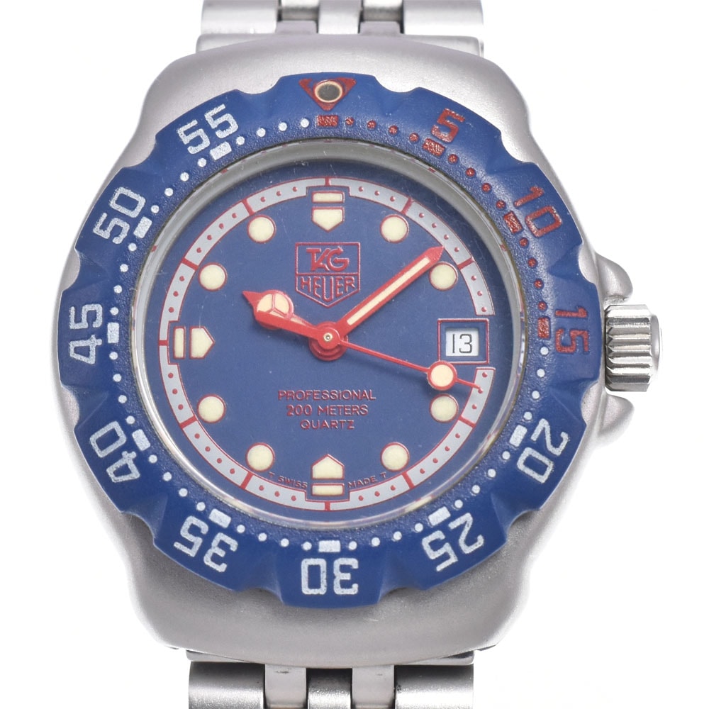 タグホイヤー TAG HEUER 370.508 フォーミュラ1 ブルー クォーツ レディース 良品 腕時計 C#149532