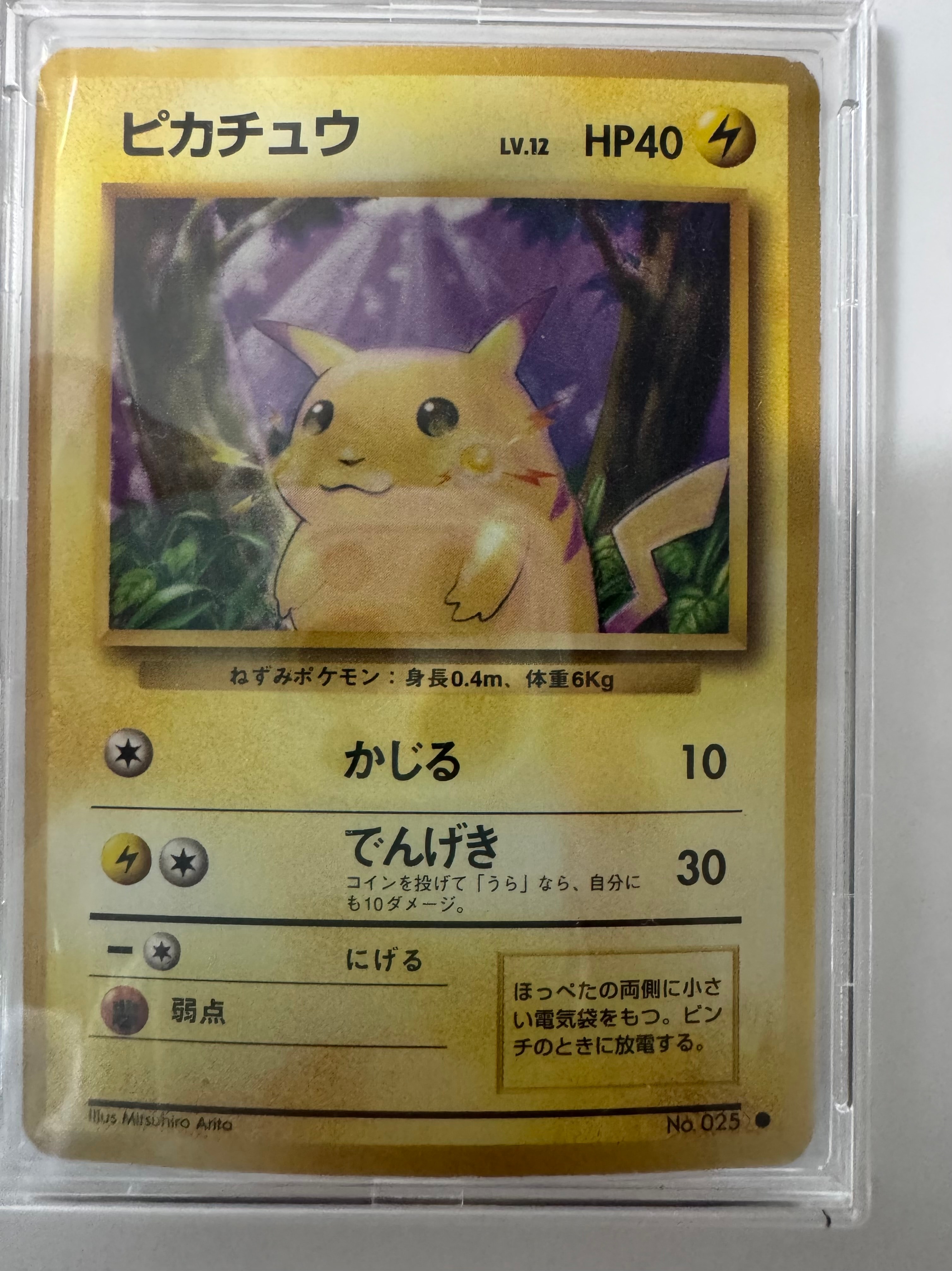ピカチュウ ○ : 旧裏 [PMCG1-2](拡張パック「ポケットモンスター