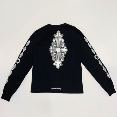Chrome Hearts Floral Cross L/S T-Shirt "Black"