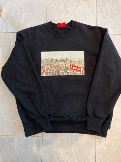 Supreme Aerial Crewneck "Black"