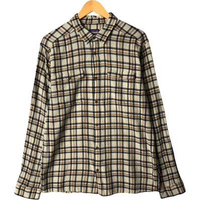 古着 パタゴニア Patagonia 53833SP18 長袖 コットンチェックシャツ メンズL相当/eaa571321