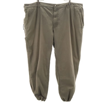 Columbia コロンビア ワークパンツ W44 オリーブ系 アウトドア ビッグサイズ