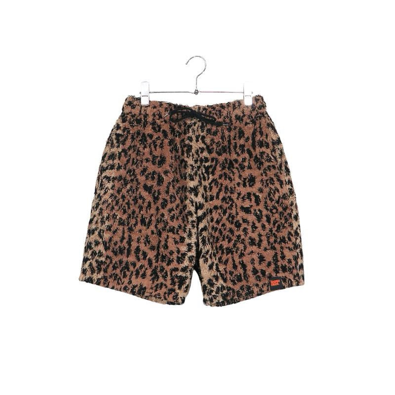 NEIGHBORHOOD x Hippopotamus . Terry Cloth Short Pants "Leopard"