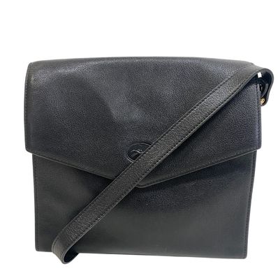 ロンシャン Longchamp ショルダーバッグ 肩掛けバッグ クロスボディ スクエア ブラック