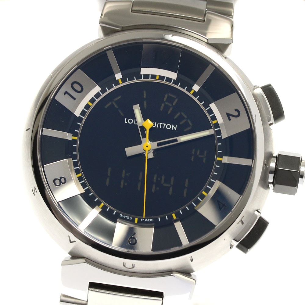 ルイ・ヴィトン タンブール インブラック  Q118F メンズ 【中古】