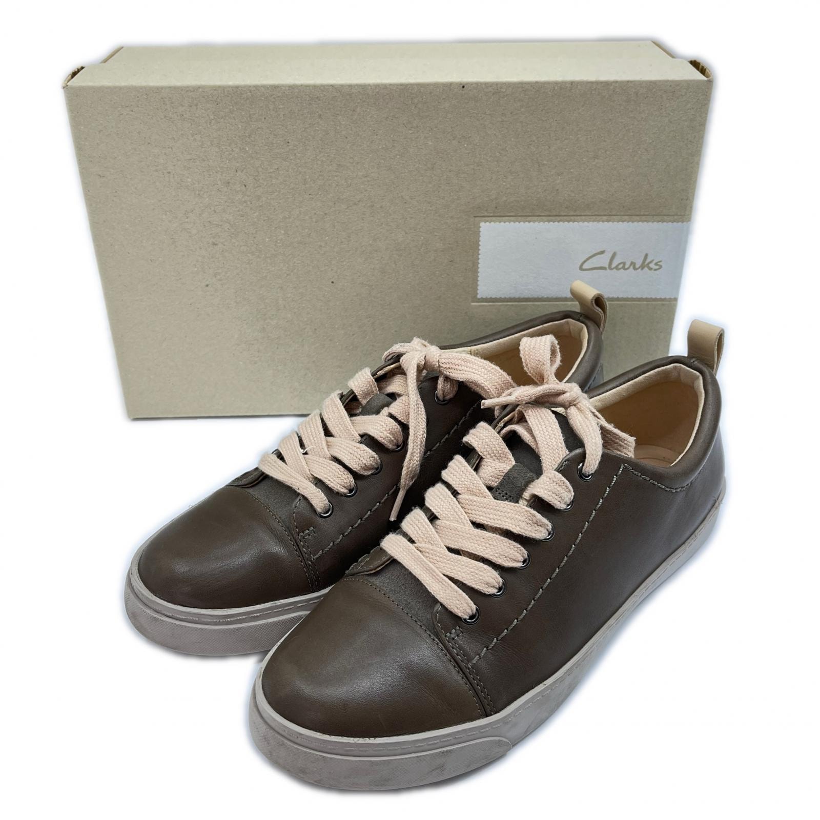 CLARKS クラークス レザー グローブエコー 24.0cm ブラウン