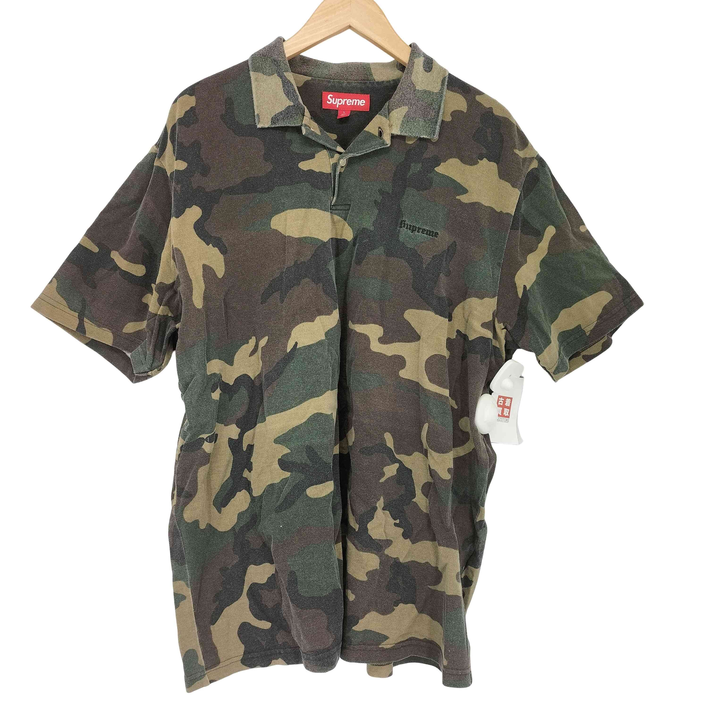 B (目立った傷や汚れなし)】25SS Washed Camo Polo【1141025204611】の