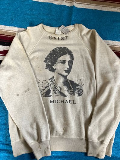 SAINT Mxxxxxx RAGLAN SWEAT MICHAEL "Grey"
