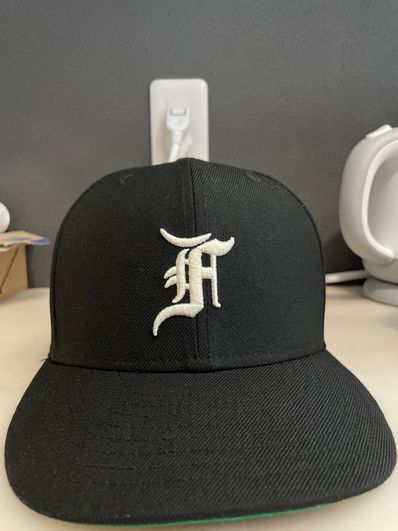 NEW ERA FEAR OF GOD ESSENTIALS 59FIFTY F LOGO Under Visor "Black"