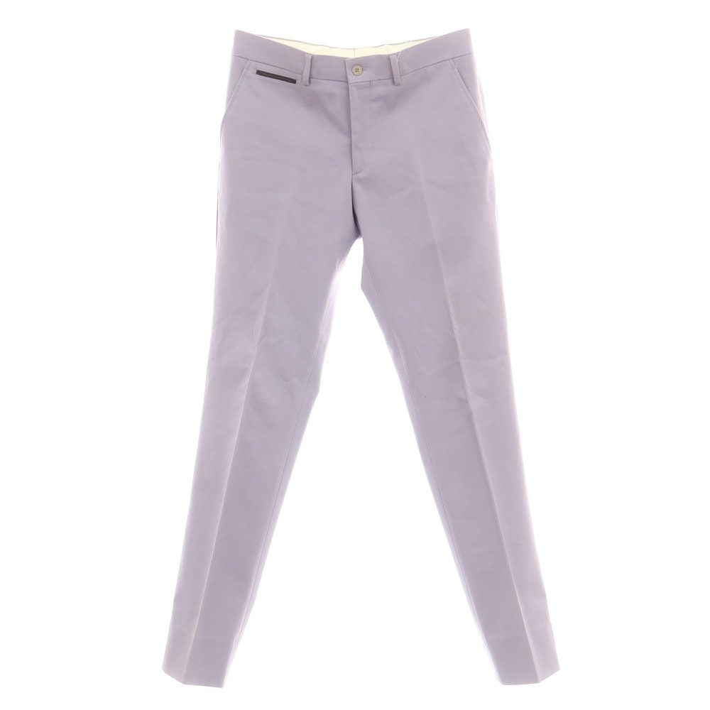 【中古】エルメス HERMES ストレッチ コットン カジュアルスラックスパンツ ラベンダー【サイズ40】【メンズ】