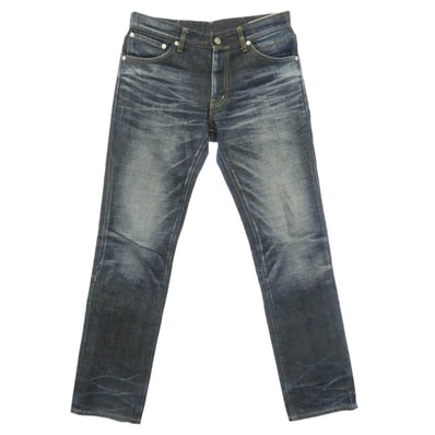 VISVIM ビズビム 16AW 0116205005008 SOCIAL SCULPTURE 04 NON-WASHED ソーシャル スカルプチャー ノンウォッシュド デニムパンツ インディゴブルー系 W32【中古】