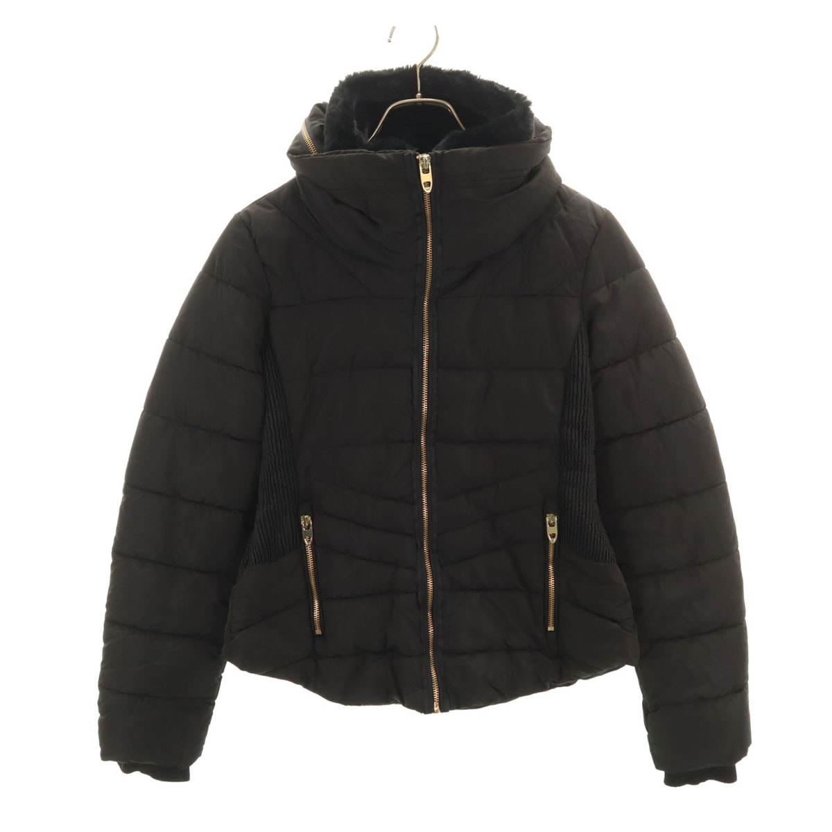 ZARA ザラ 中綿ジャケット S ブラック
