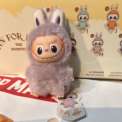 POP MART THE MONSTERS (LABUBU) Pin for Love Series-Vinyl Plush Pendant (A-M) M