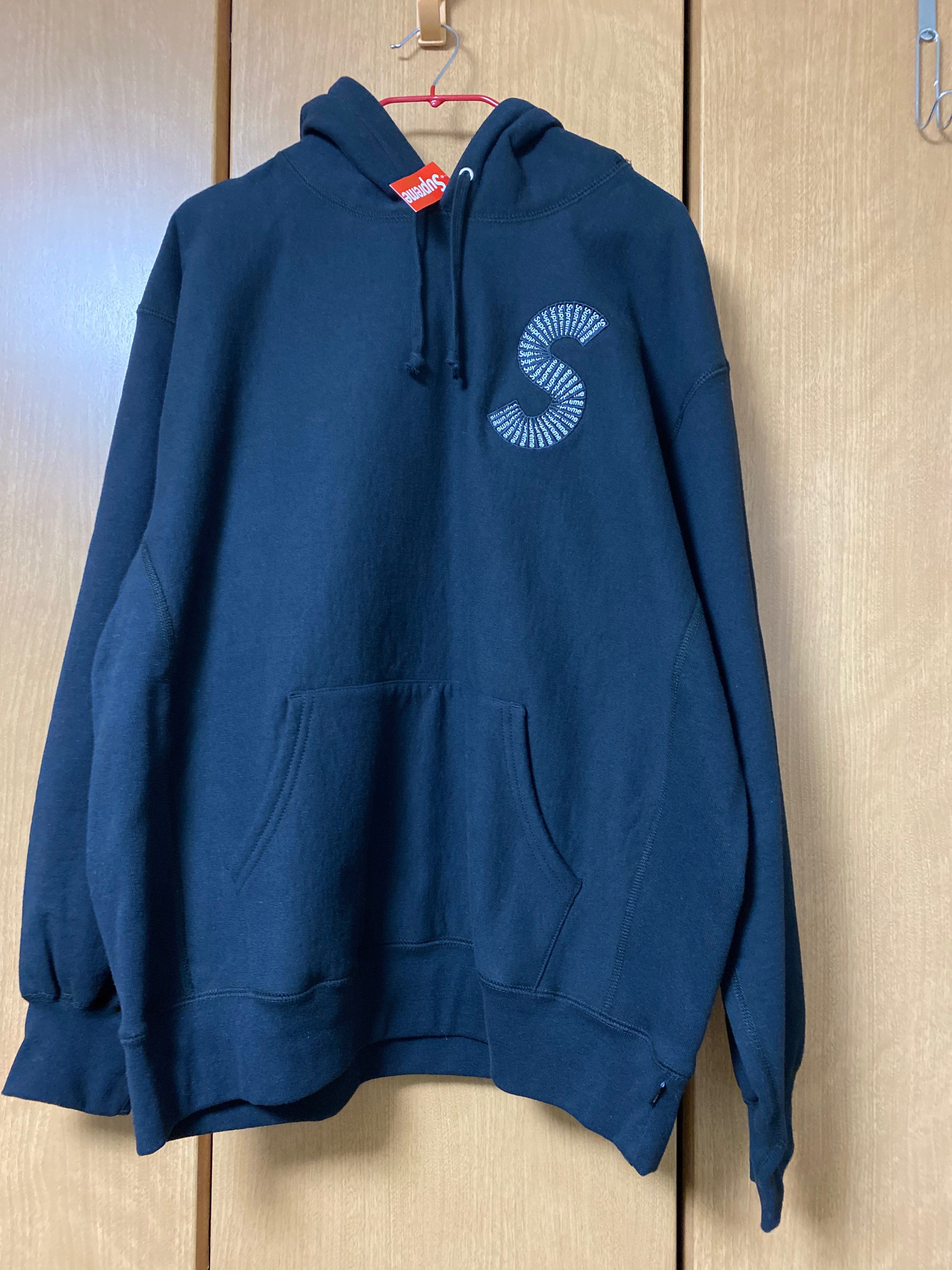 Supreme S Logo Hooded Sweatshirt "Black" (20FW)