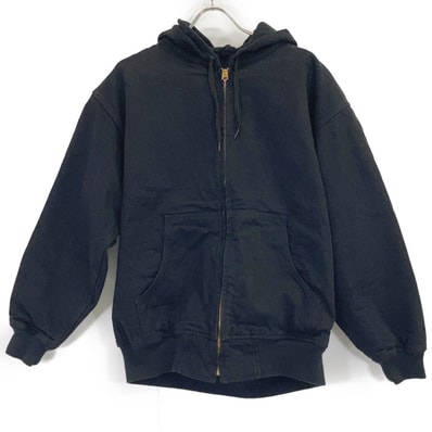 コモリ 【美品/25AW】C03-01003 ブラック 13.5oz 中白ブラックデニム ジップ パーカージャケット 1