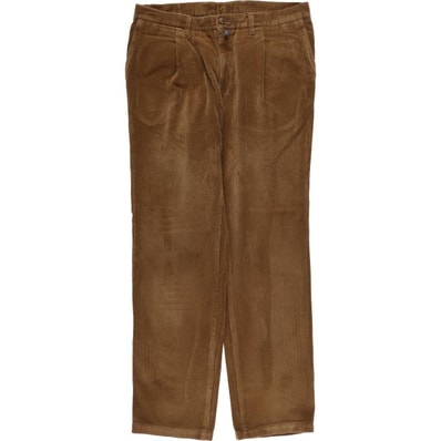 古着 バブアー Barbour ワンタック コーデュロイパンツ メンズw36相当/eaa610830