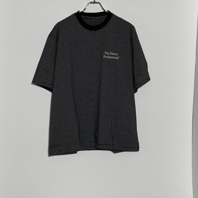 ENNOY 22SS S/S Border Tee "Black" SS22BRENCT05AM