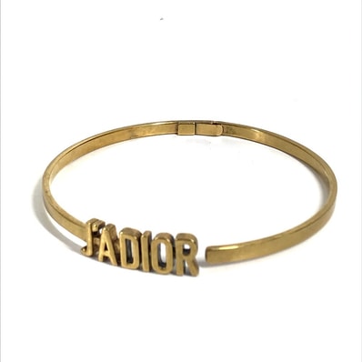 ディオール Dior JADIOR チョーカー アクセサリー ネックレス メタル ゴールド