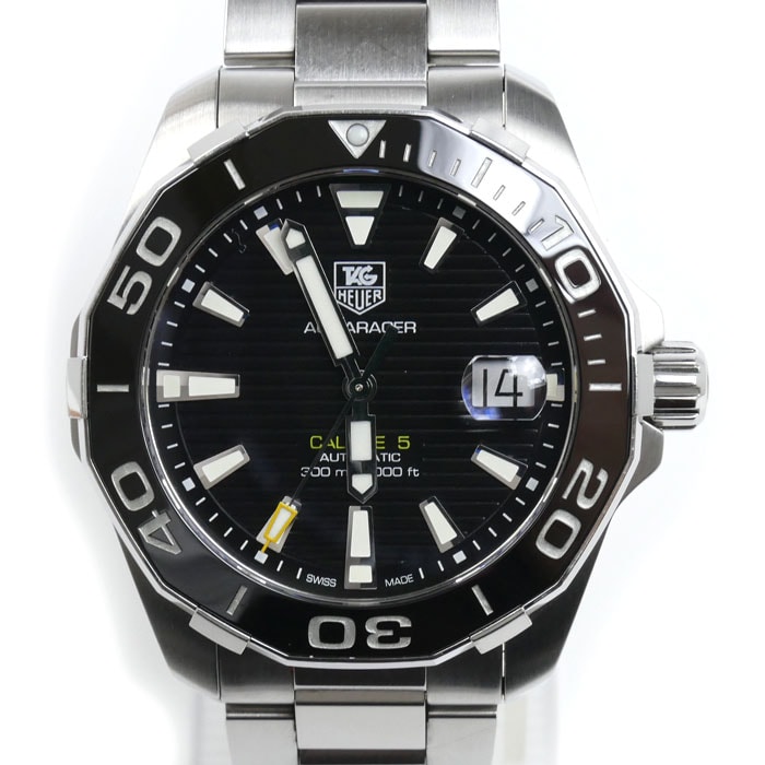 TAG HEUER タグホイヤー アクアレーサー 腕時計 自動巻き WAY211A.BA0928 メンズ【中古】