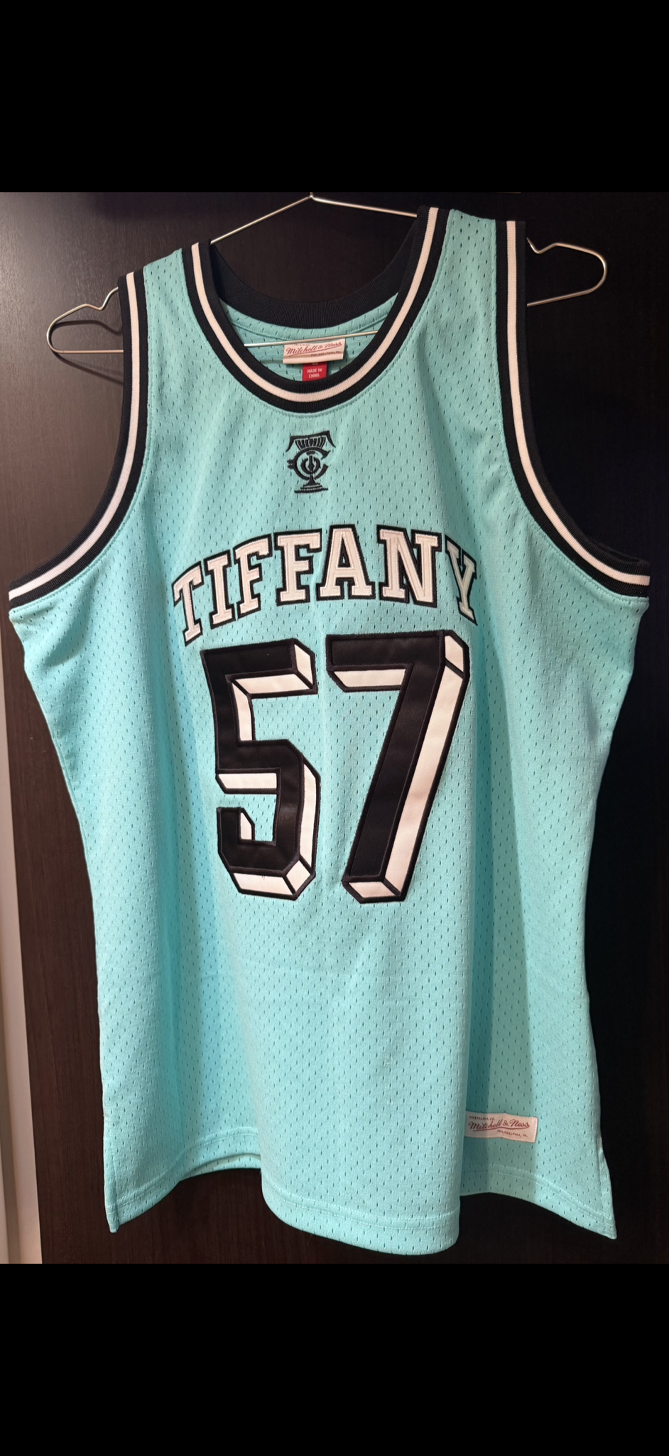 Tiffany & Co. Mitchell & Ness x NBA Basketball Jersey "Tiffany Blue/Black"