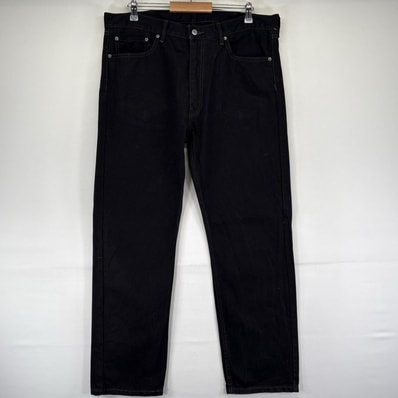 古着 リーバイス Levi's パンツ 505 大きいサイズ ストレート ジーパン w40 L32 ブラック系 メンズ