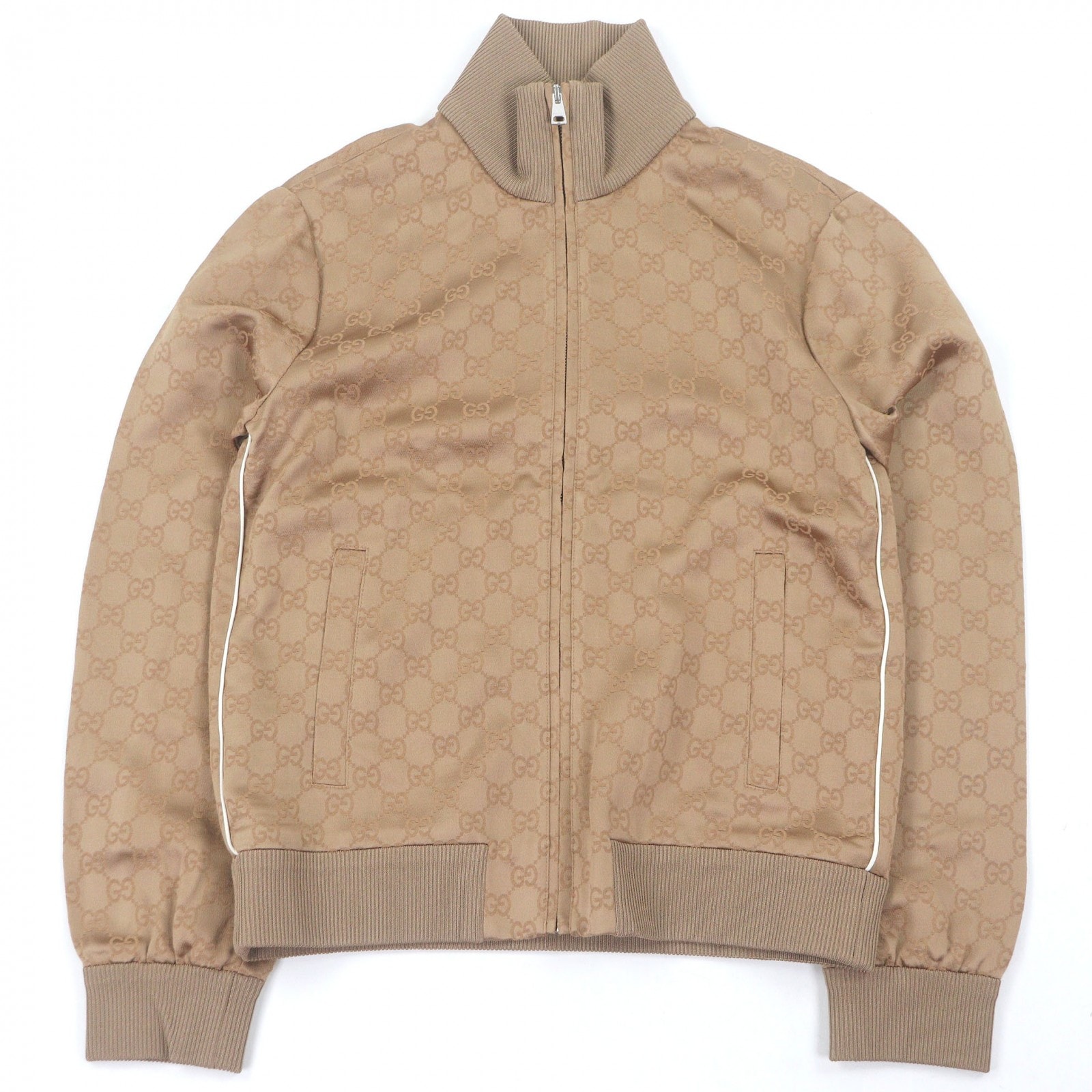 極美品 グッチ ブルゾン GG jacquard zip jacket