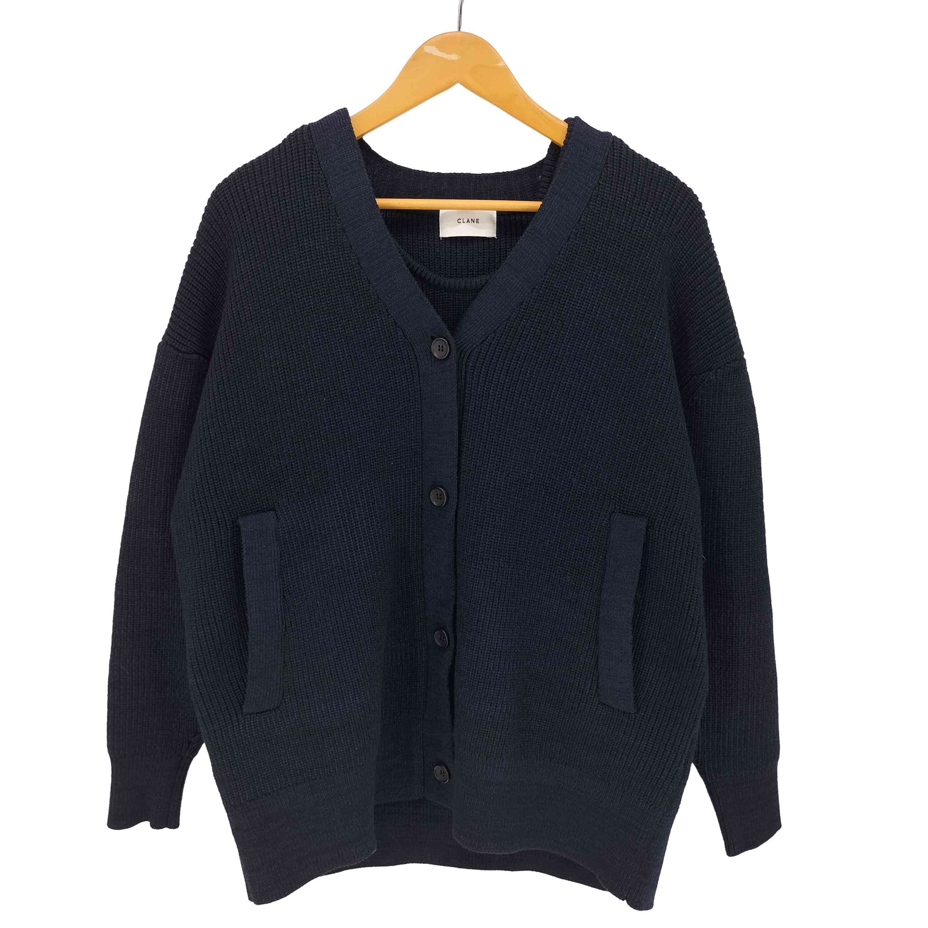 BUSTIER SET KNIT CARDIGAN - NAVY - カーディガン ショートビスチェ セット【1143432051499】
